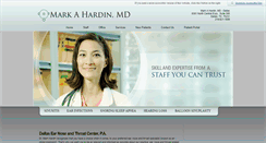 Desktop Screenshot of markhardinmd.com